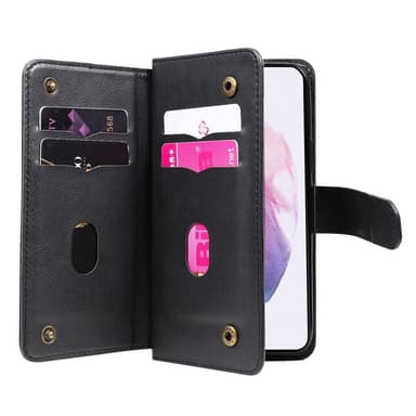 SKALO Samsung S22+ 10-RUM Flip Cover - Sort