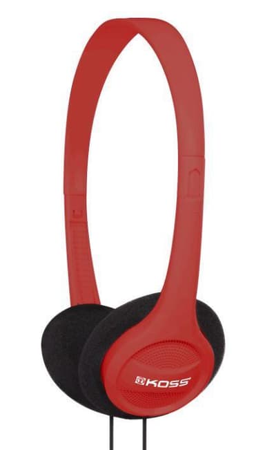 Koss hovedtelefoner KPH7r hovedbånd/on-ear, 3,5 mm (1/8 tommer), rød,