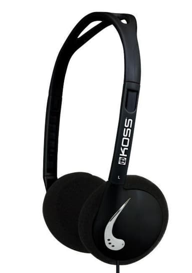 Koss hovedtelefoner KPH25k hovedbånd/on-ear, 3,5 mm (1/8 tommer), sort,