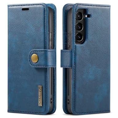DG MING Samsung S22 2-i-1 Magnet Pungetui - Blå