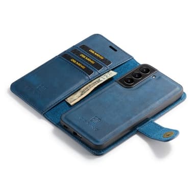 DG MING Samsung S22 2-i-1 Magnet Pungetui - Blå