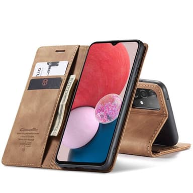 CaseMe Smart Magnet FlipCase Samsung Galaxy A13 4G - Brun