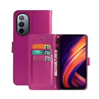 Wallet cover 3-kort Motorola Edge 30 Pro - Lyserød
