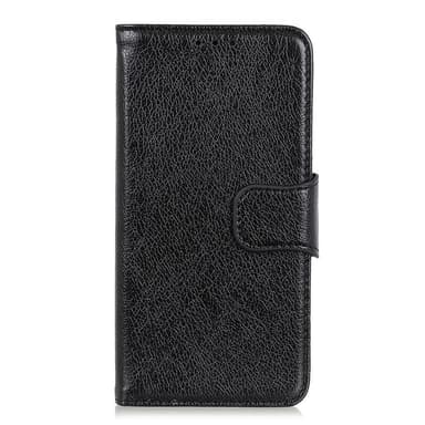 Nappa Texture Split Pung Cover til Motorola Moto G22/Moto E32s 4G - Sort