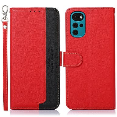 KHAZNEH telefoncover til Motorola Moto G22/Moto E32s 4G - Rød/Sort