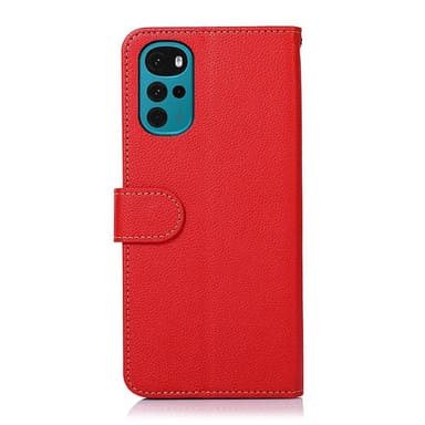 KHAZNEH telefoncover til Motorola Moto G22/Moto E32s 4G - Rød/Sort