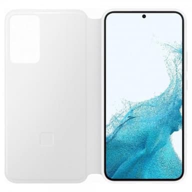 Samsung Original Galaxy S22 Plus Etui Smart Clear View Cover Hvid