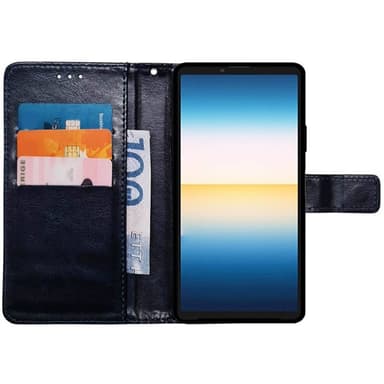 Wallet cover 3-kort Sony Xperia 10 IV - Mørkeblå