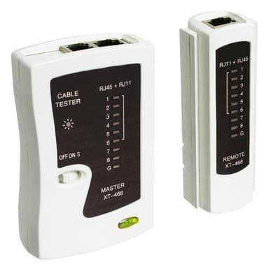 Goobay netværkskabeltester 68856 sort/hvid