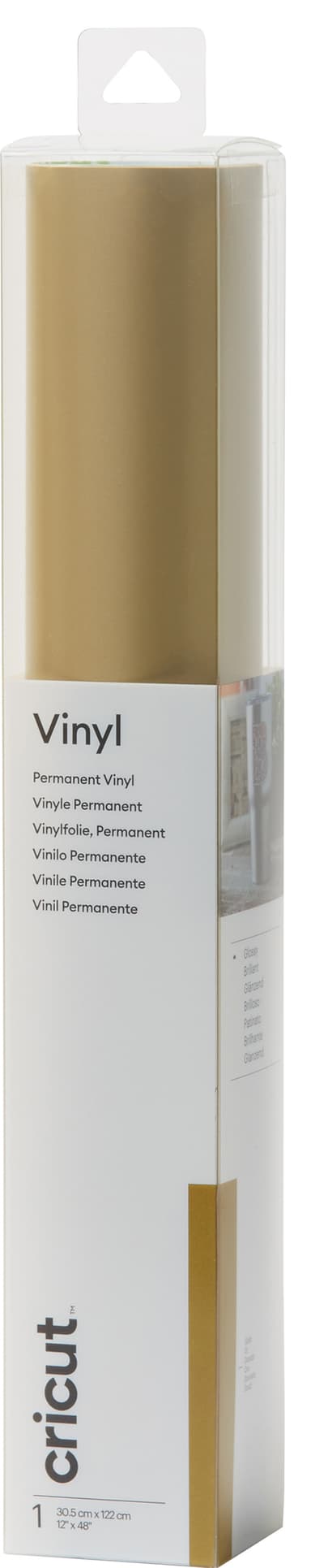 Cricut Premium Vinyl Permanent rulle (guld)