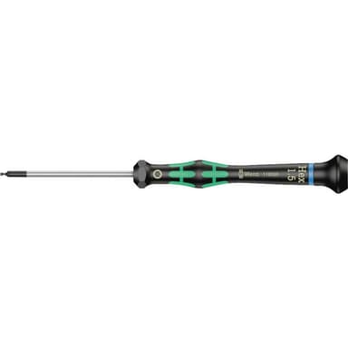Wera 2052 Elektronik og finmekanik Indvendig sekskants-skruetrækker Nøglebredde: 1.5 mm Klinge-længde: 60 mm Mål, længd