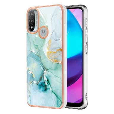 SKALO Moto E20/E30/E40 Marmor TPU-cover - #6