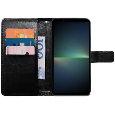 Wallet cover 3-kort Sony Xperia 5 V - Sort