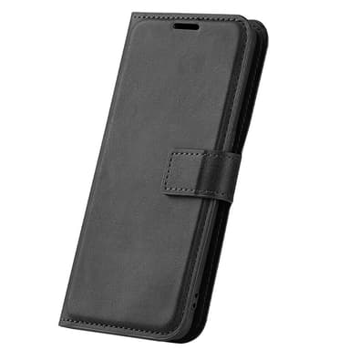 SKALO Motorola Moto G14 Premium Wallet Flip Cover - Sort