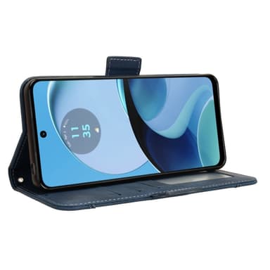 SKALO Motorola Moto G14 6-RUM Pungetaske - Blå