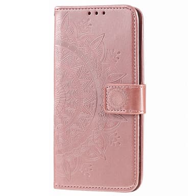 SKALO Sony Xperia 5 V Mandala Flip Cover - Rosa guld