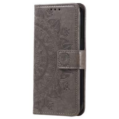 SKALO Sony Xperia 5 V Mandala Flip Cover - Grå