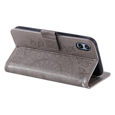 SKALO Sony Xperia 5 V Mandala Flip Cover - Grå
