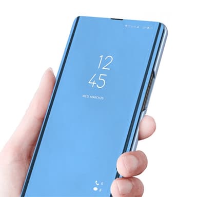 SKALO Xiaomi 13T/13T Pro Clear View Mirror Etui - Sølv