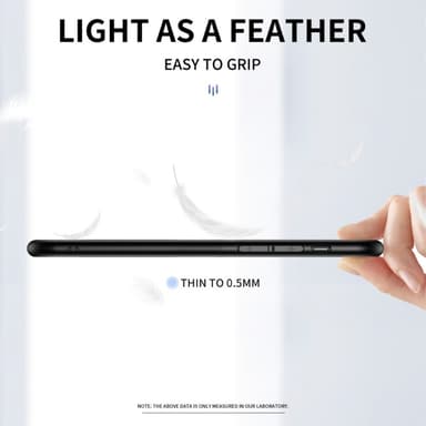 SKALO Google Pixel 8 Pro Gradient Hærdet glas TPU Cover - Rød
