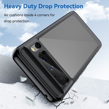 SKALO Google Pixel 8 Pro Farve Bumper Cover - Sort