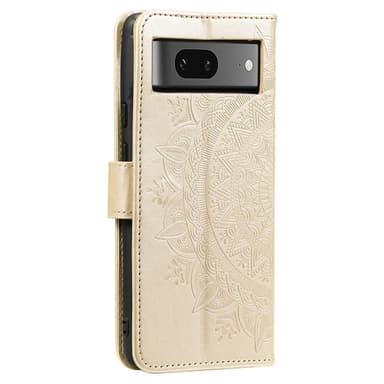 SKALO Google Pixel 8 Mandala Flip Cover - Guld