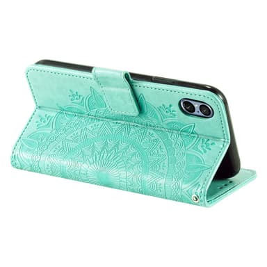 SKALO Sony Xperia 5 V Mandala Flip Cover - Turkis