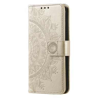SKALO Google Pixel 8 Mandala Flip Cover - Guld