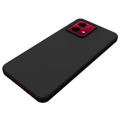 SKALO Motorola Moto G84 5G Matte Black Ultra-tynd TPU Cover