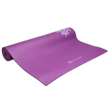 Gaiam Purple Mandala Yoga Mat 6mm  Premium