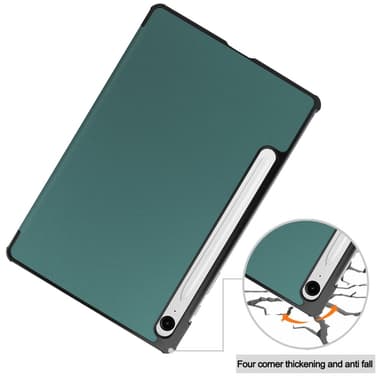 Trifoldet stativ Smart Taske til Samsung Galaxy Tab S9 FE