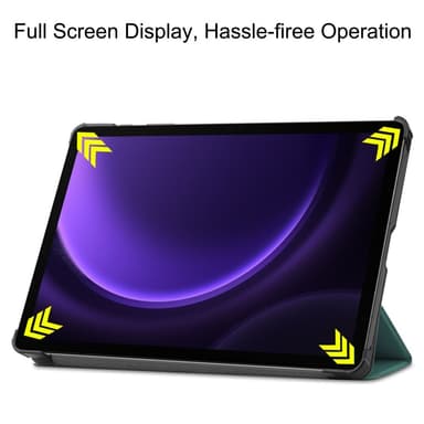 Trifoldet stativ Smart Taske til Samsung Galaxy Tab S9 FE