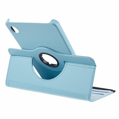 SKALO Samsung Tab A9 360 Litchi Flip Cover - Turkis