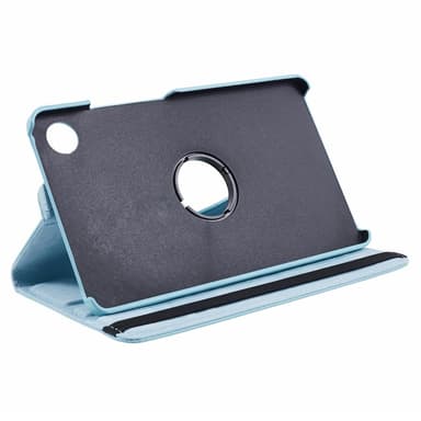 SKALO Samsung Tab A9 360 Litchi Flip Cover - Turkis