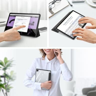 DUX DUCIS Samsung Tab A9+ TOBY Series Trifold Flip Cover - Sort