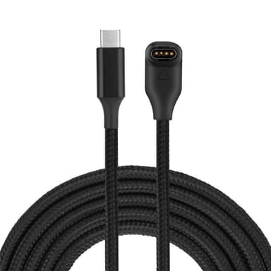 Opladningskabel Datasynk 90° USB-C Garmin Forerunner 265S