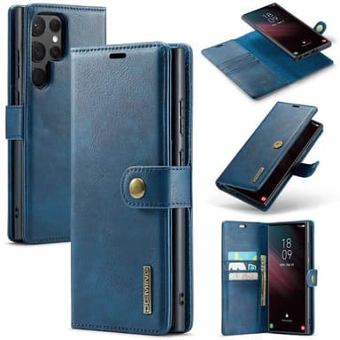 Wallet DG-Ming 2i1 Samsung Galaxy S24 Ultra - Blå