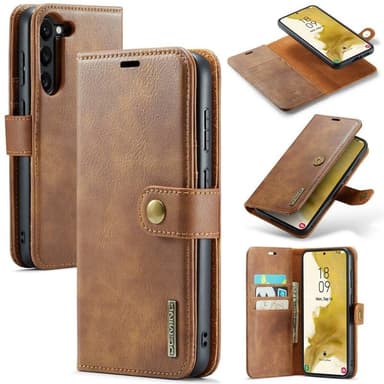 Wallet DG-Ming 2i1 Samsung Galaxy S24 Plus - Brun