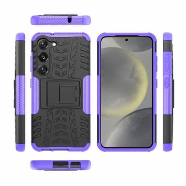 Stødbestandigt cover med stativ Samsung Galaxy S24 - Lilla