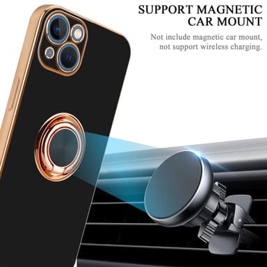 iPhone 14 PLUS Cover Etui Case (Sort)