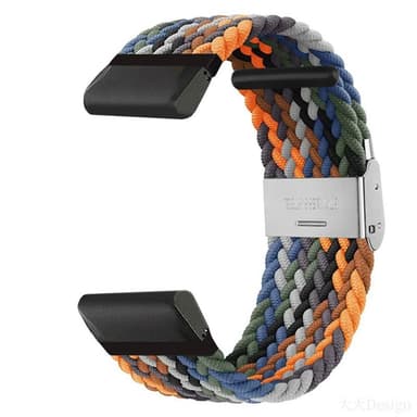 Flettet Urrem Garmin Descent Mk3i (51mm) - Salamander