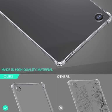 Til Samsung Galaxy Tab A9+ Etui TPU cover + Hærdet Glas