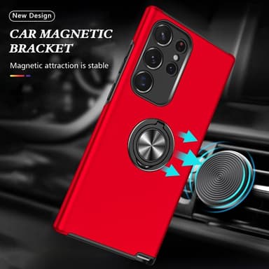 Samsung Galaxy S24 Ultra Fingerring Kickstand Hybrid Taske