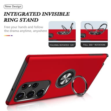 Samsung Galaxy S24 Ultra Fingerring Kickstand Hybrid Taske