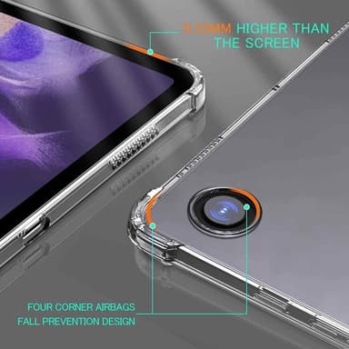 Til Samsung Galaxy Tab A9+ Etui TPU cover + Hærdet Glas