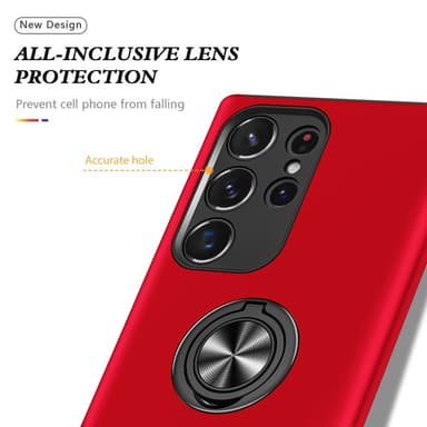 Samsung Galaxy S24 Ultra Fingerring Kickstand Hybrid Taske