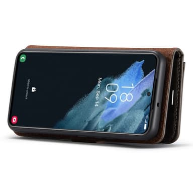 DG MING Samsung S24+ 2-i-1 Magnet Pungetui - Grå