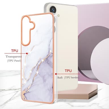 SKALO Samsung S24 Marmor TPU-cover - #3