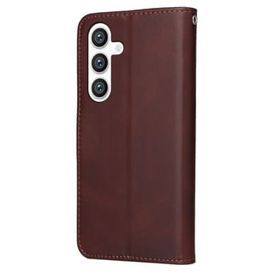 SKALO Samsung S24 PU-læder Pungetui - Brun