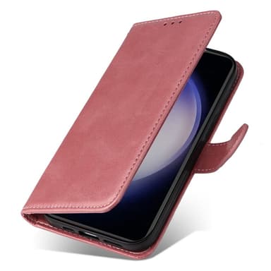 SKALO Samsung S23 FE PU-læder Pungetui - Pink